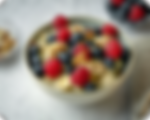 banana berry breakfast yogurt with oats from the mealy app